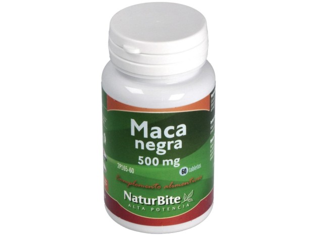 Naturbite Maca Negra Andina 500Mg 60Tabs