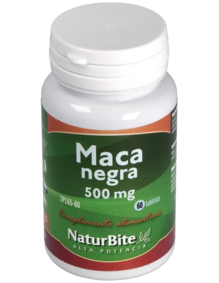 Naturbite Maca Negra Andina 500Mg 60Tabs