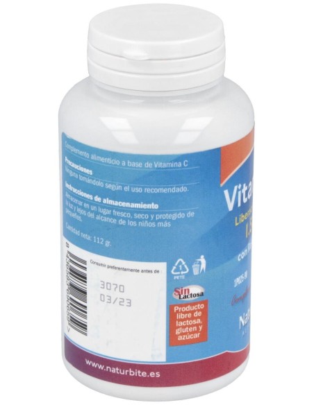 Vitamina C 1500Mg. Con Rosa Mosqueta Lib.S 90Comp.