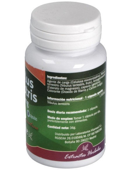 Naturbite Tribulus Terrestris 1500Mg 60Caps