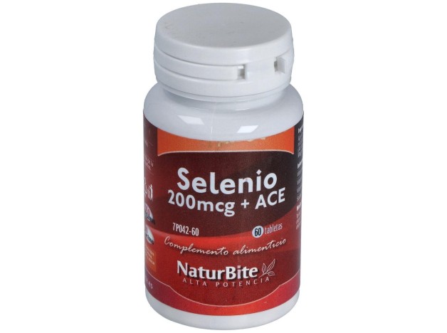 Naturbite Selenio 200Mcg + Ace 60 Tabletas