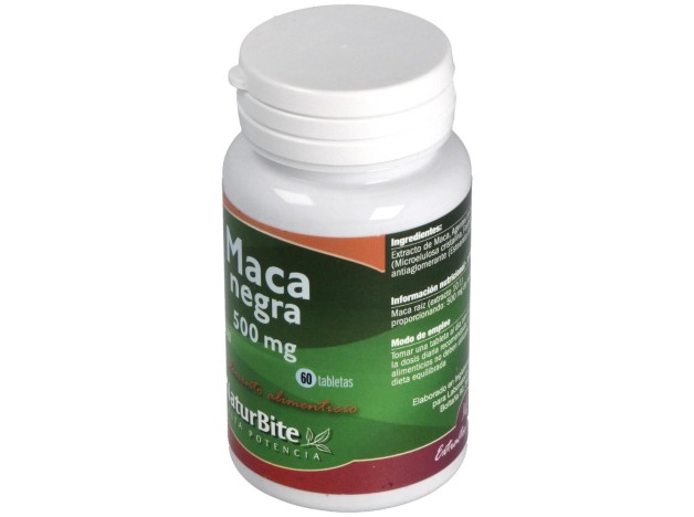 Naturbite Maca Negra Andina 500Mg 60Tabs