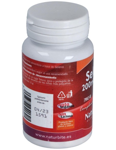 Naturbite Selenio 200Mcg + Ace 60 Tabletas