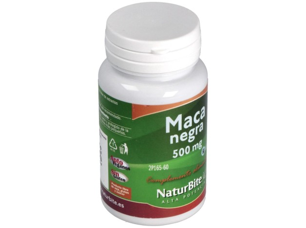 Naturbite Maca Negra Andina 500Mg 60Tabs
