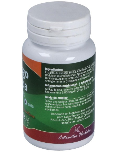 Naturbite Ginkgo Biloba 6000Mg 60Caps