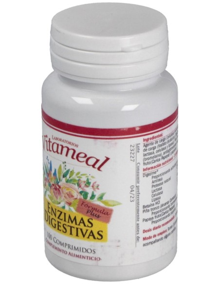 Vitameal Enzimas Digestivas Plus 100Caps