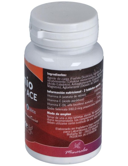 Naturbite Selenio 200Mcg + Ace 60 Tabletas