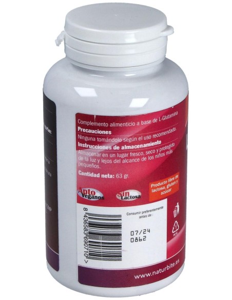 Naturbite L-Glutamina 1000Mg 60Tab