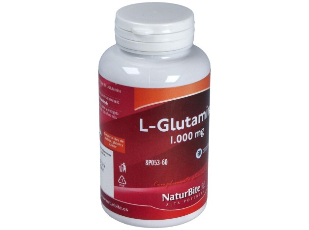 Naturbite L-Glutamina 1000Mg 60Tab