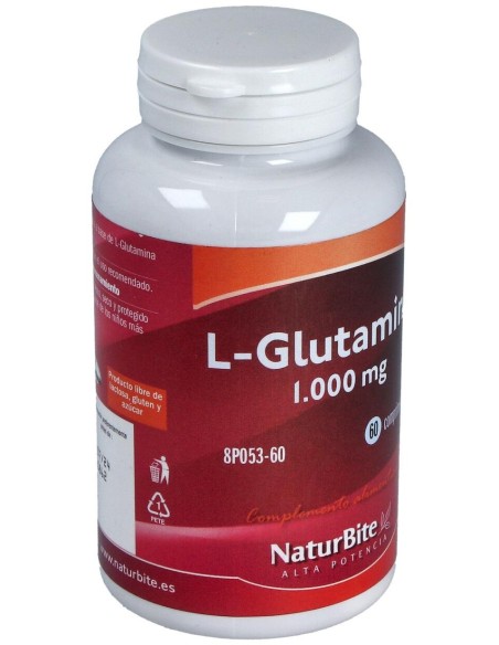 Naturbite L-Glutamina 1000Mg 60Tab