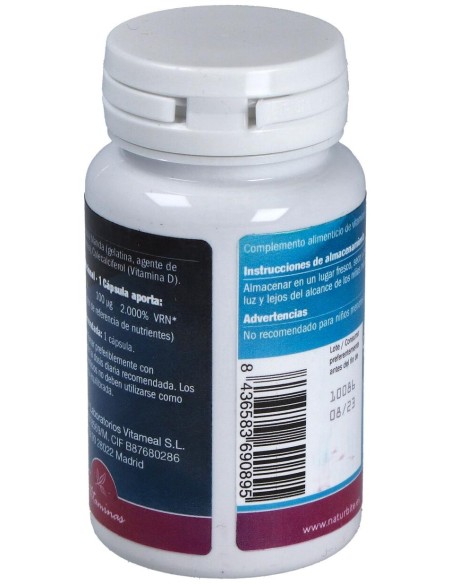 Naturbite Vitamina D3 4000 Ui 60Caps