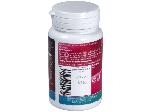 Naturbite Enzimas Digestivas 60Comp