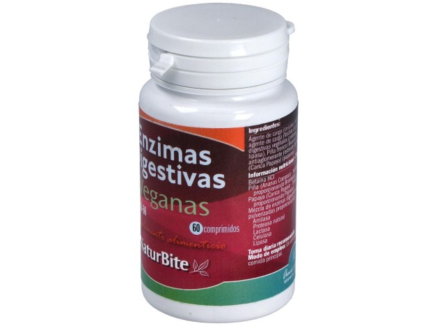 Naturbite Enzimas Digestivas 60Comp
