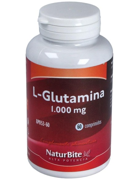 Naturbite L-Glutamina 1000Mg 60Tab