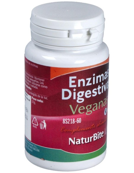 Naturbite Enzimas Digestivas 60Comp