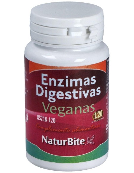 Naturbite Enzimas Digestivas 120Comp
