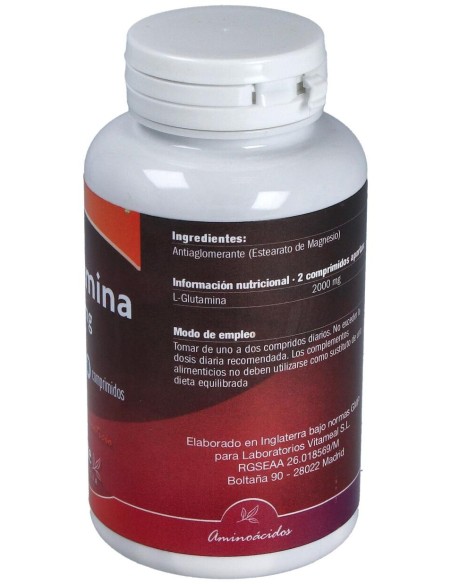 Naturbite L-Glutamina 1000Mg 60Tab