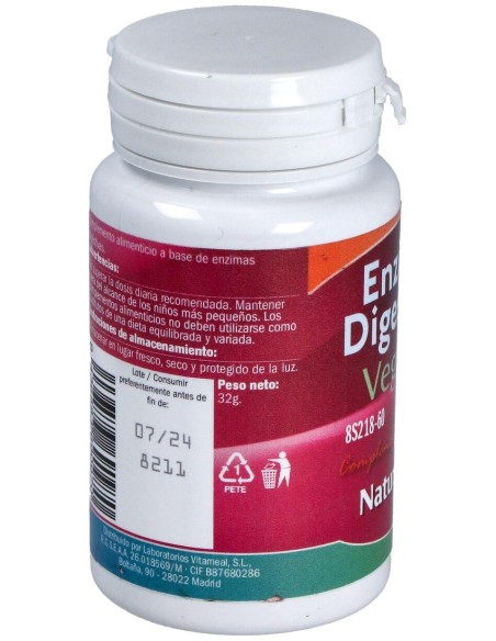 Naturbite Enzimas Digestivas 60Comp