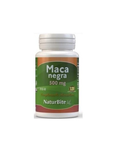 Naturbite Maca Negra 500Mg 120Comp