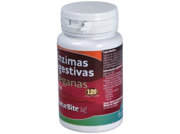 Naturbite Enzimas Digestivas 120Comp