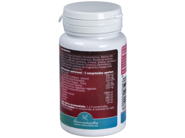Naturbite Enzimas Digestivas 120Comp