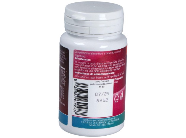 Naturbite Enzimas Digestivas 120Comp