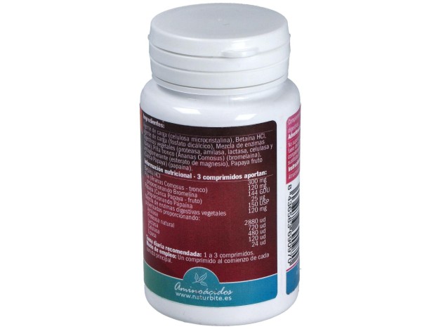 Naturbite Enzimas Digestivas 60Comp