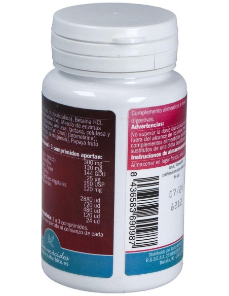 Naturbite Enzimas Digestivas 120Comp