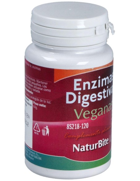 Naturbite Enzimas Digestivas 120Comp