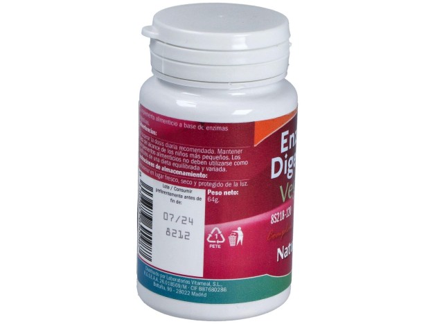 Naturbite Enzimas Digestivas 120Comp