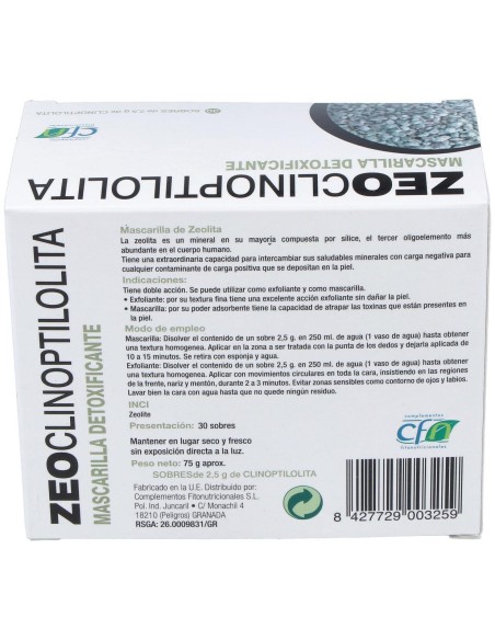 Zeoclinoptilolita 30Sbrs.
