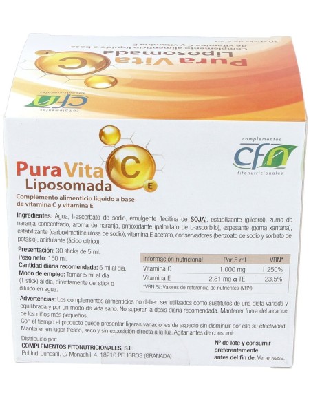 Pura Vita C Liposomada 30Sticks
