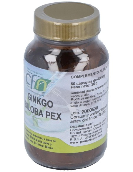 Ginkgo Biloba Pex 60Cap.