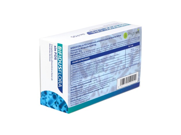 Bifidusflora Sin Fos 60Vcaps.
