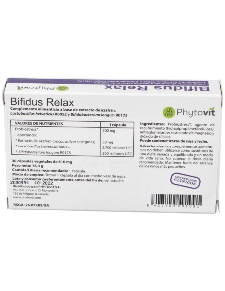 Bifidus Relax 30Cap.
