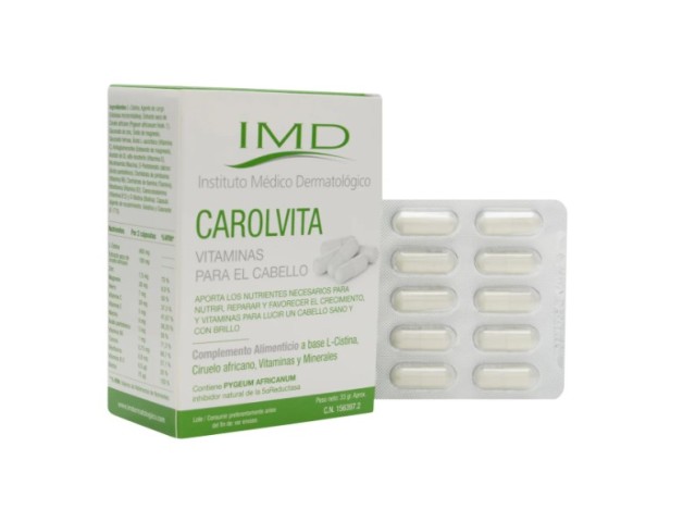 IMD Carolvita 60 cápsulas Para La Caída del Cabello 1 Mes de Tratamiento