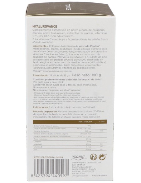 Hyalurovance 15Sticks