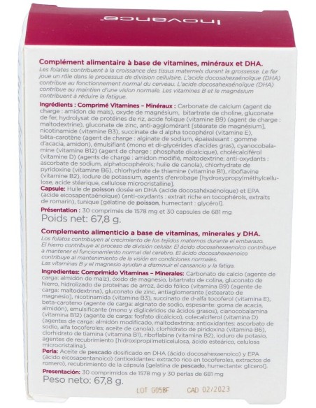 Gestavance Embarazo 30Comp.+30Cap.