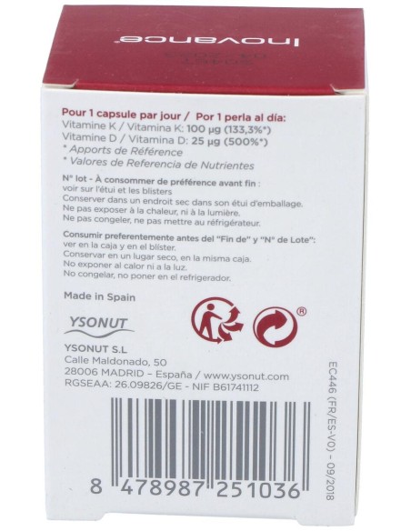 Vita K2+D3 60Perlas