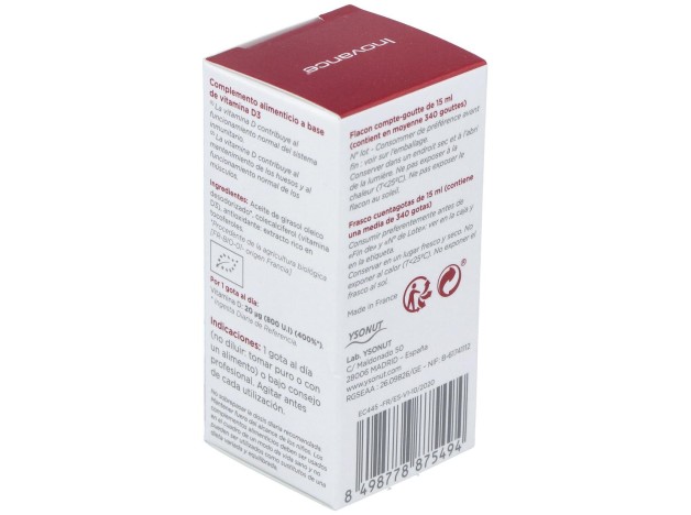 Vita D3 Plus 15Ml.