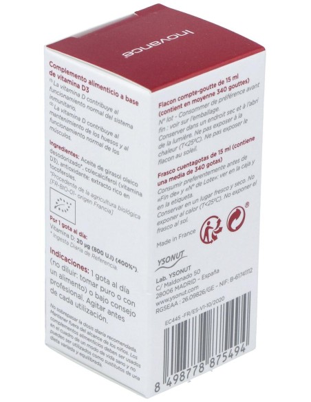 Vita D3 Plus 15Ml.