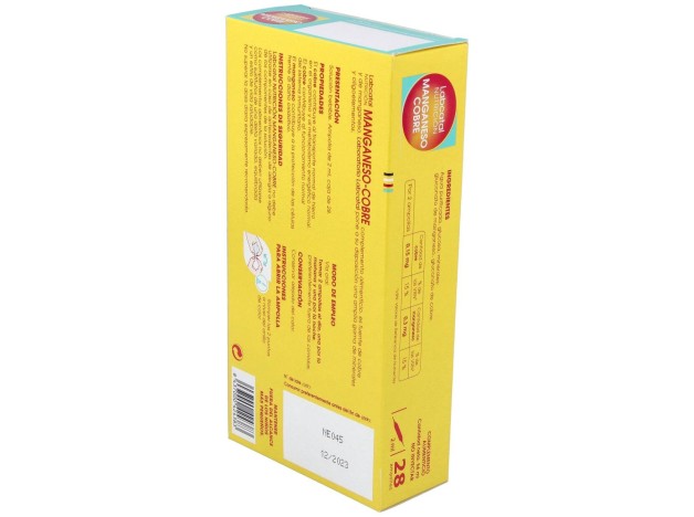Labcatal Nutrición Manganeso-Cobre, 28 Ampollas
