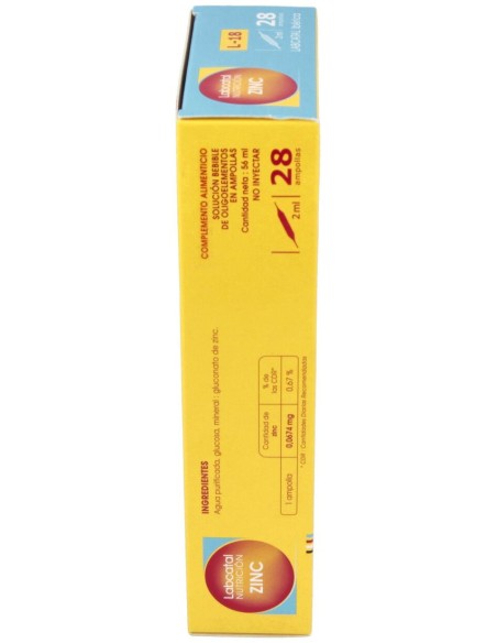 Labcatal 18 Zinc 28 Ampollas 2Ml