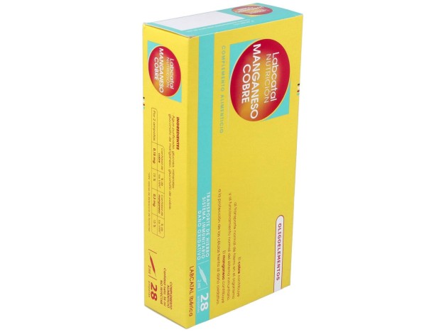 Labcatal Nutrición Manganeso-Cobre, 28 Ampollas