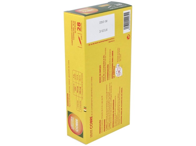 Labcatal 4 Cobre Ampollas, 28 X 2 Ml