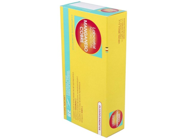 Labcatal Nutrición Manganeso-Cobre, 28 Ampollas
