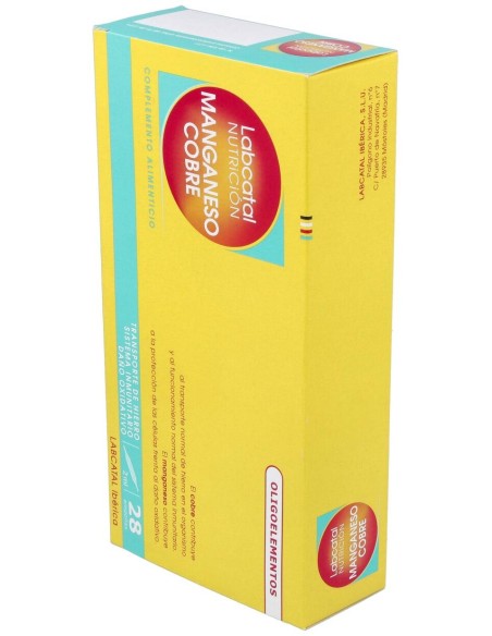 Labcatal Nutrición Manganeso-Cobre, 28 Ampollas