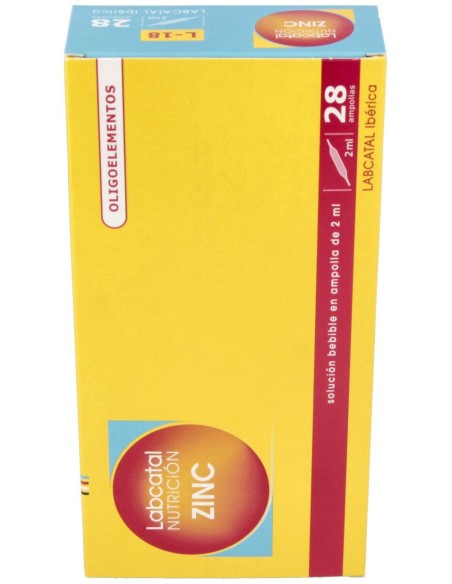 Labcatal 18 Zinc 28 Ampollas 2Ml