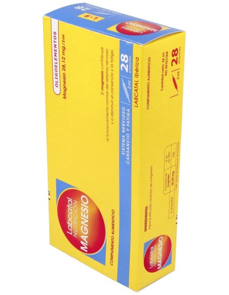 Labcatal 09 Magnesio Ampollas, 28 X 2 Ml