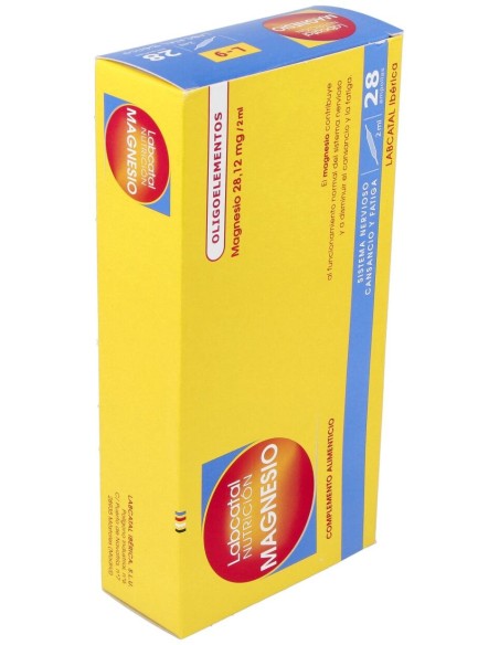 Labcatal 09 Magnesio Ampollas, 28 X 2 Ml